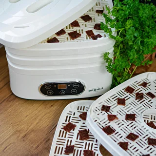 Dörrautomat für Pilze, Obst, Gemüse und Kräuter mit Temperaturregelung, 240 W, weiß – photo 22