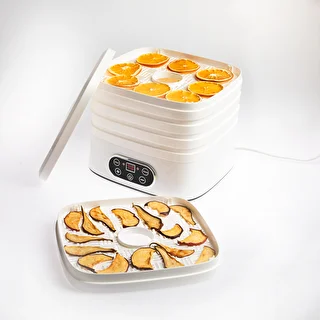 Dörrautomat für Pilze, Obst, Gemüse und Kräuter mit Temperaturregelung, 240 W, weiß – photo 7
