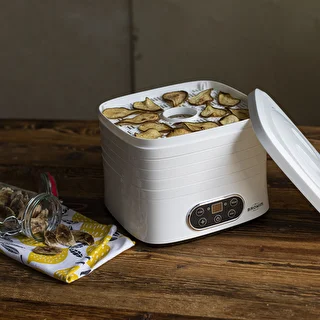 Dörrautomat für Pilze, Obst, Gemüse und Kräuter mit Temperaturregelung, 240 W, weiß – photo 16