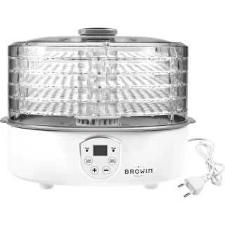 Dörrautomat für Pilze, Obst, Gemüse und Kräuter mit Temperaturregelung, 240 W, transparent – photo 3