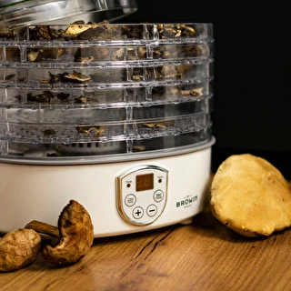 Dörrautomat für Pilze, Obst, Gemüse und Kräuter mit Temperaturregelung, 240 W, transparent – photo 14