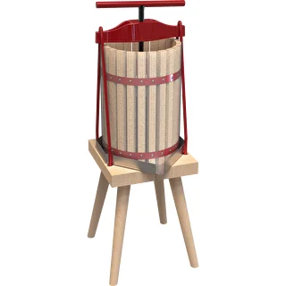 Rahmenpresse für Obst – mit Holzkorb, 10 L – photo 1