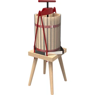 Rahmenpresse für Obst – mit Holzkorb, 10 L – photo 3