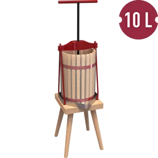 Rahmenpresse für Obst – mit Holzkorb, 10 L – photo 2