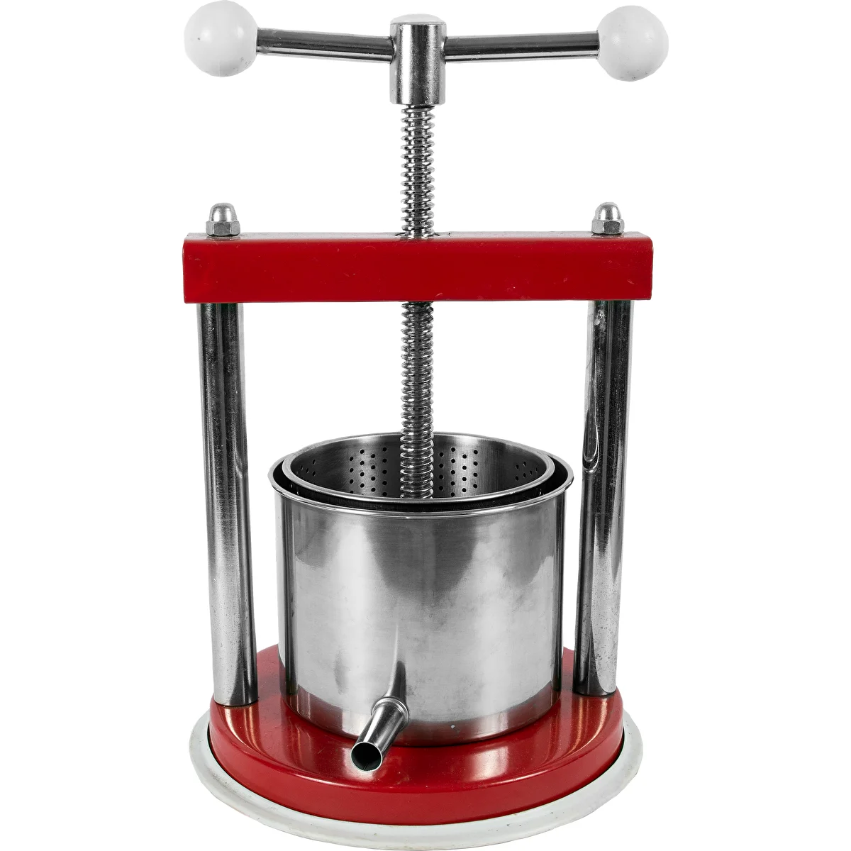 Rahmenpresse für Obst - Edelstahl, 1,2 l