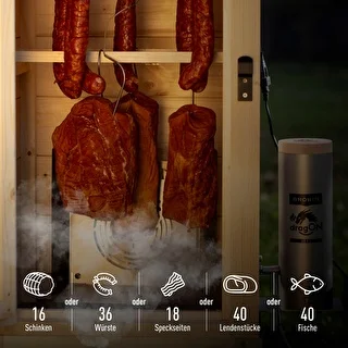 Räucherschrank mit WLAN, 200 L – dragON WOOD 100IQ mit elektrischem Heizmodul und Steuerung – photo 11