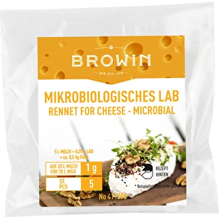 Mikrobielles Lab für Käse 5 x 1 g