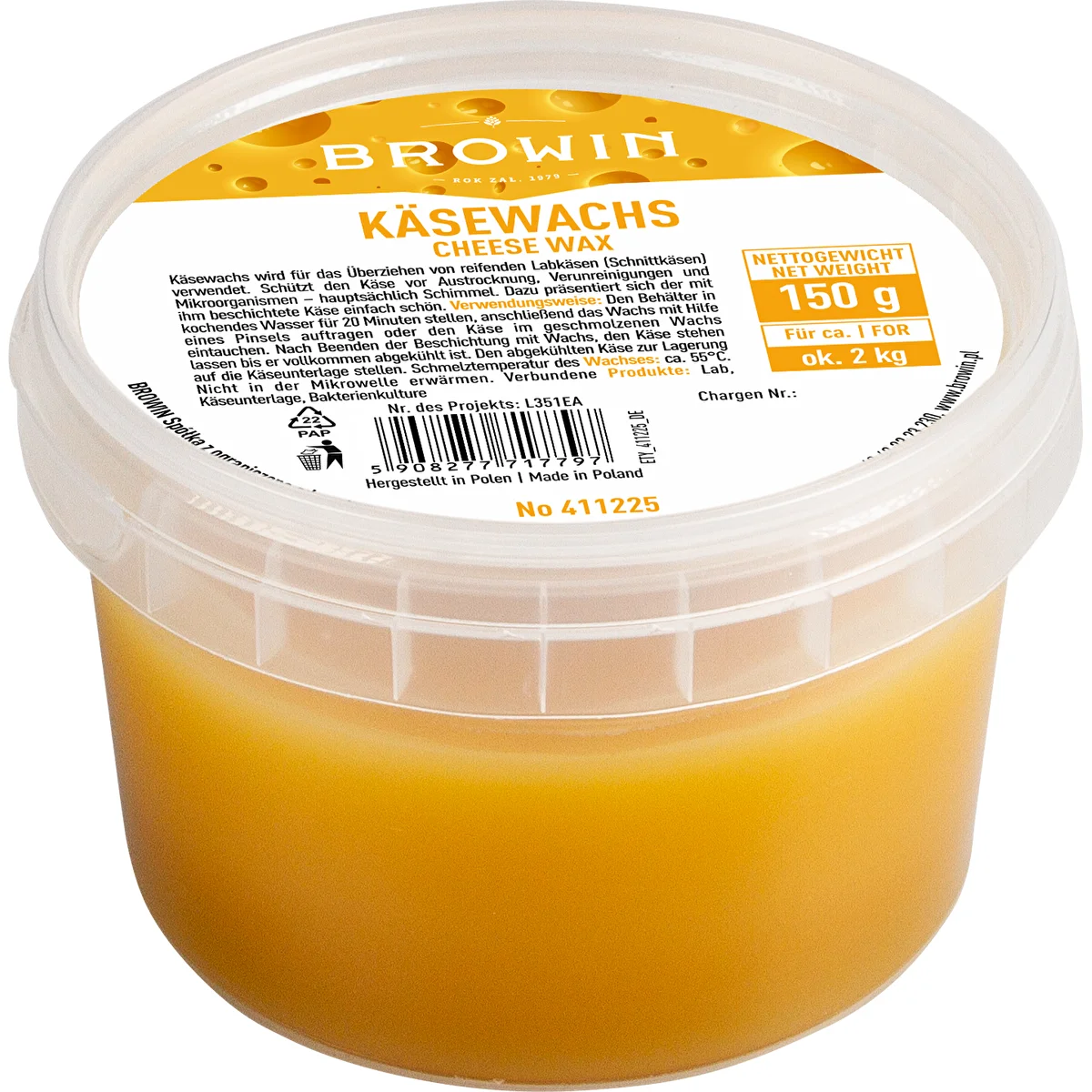 Käsewachs, 150 g