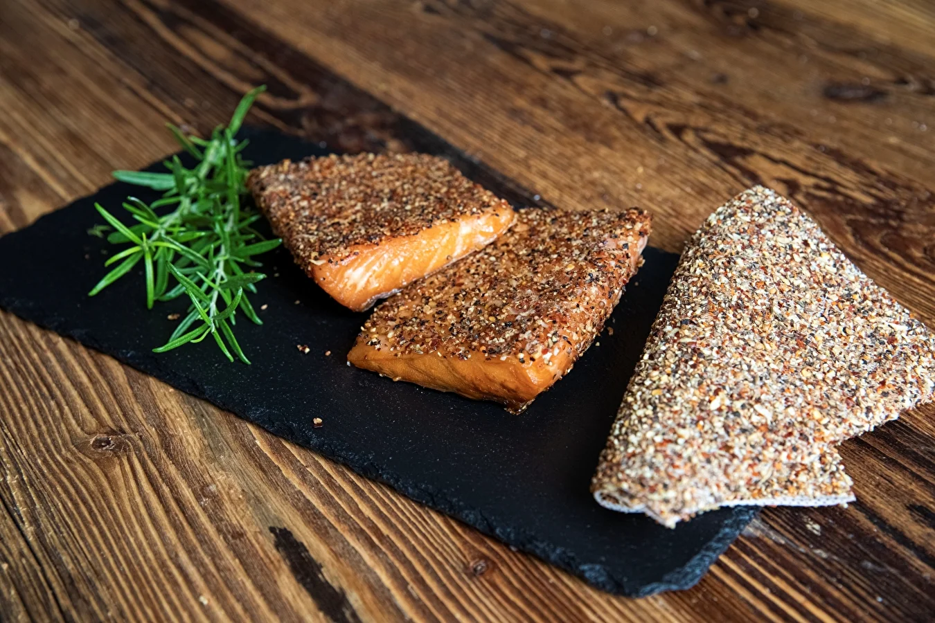 Heißgeräucherter Lachs