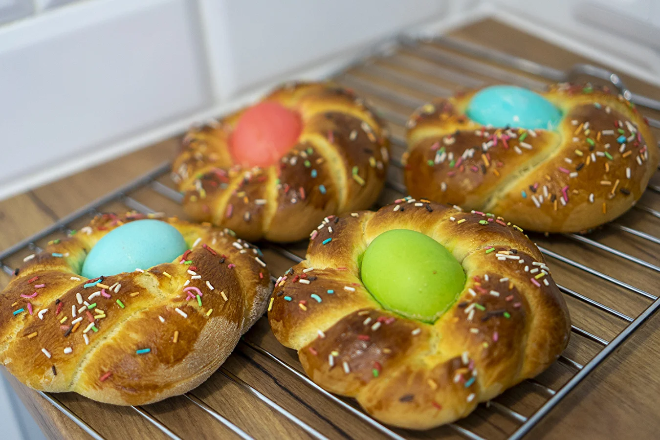 Italienische Osterbrötchen