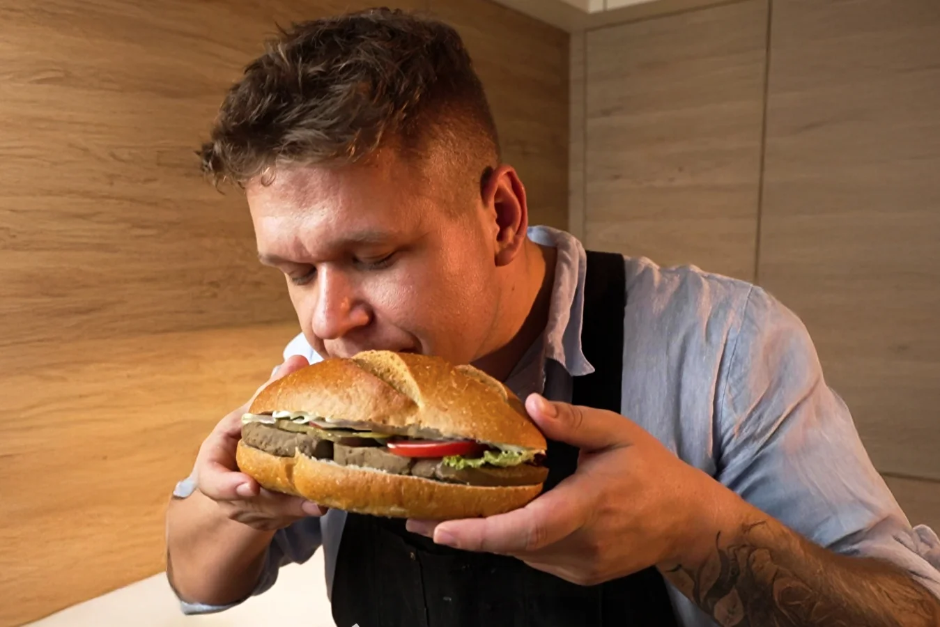 Veganer Pastetenaufstrich aus Kichererbsen und getrockneten Pilzen - einfaches Rezept aus dem Schinkenkocher