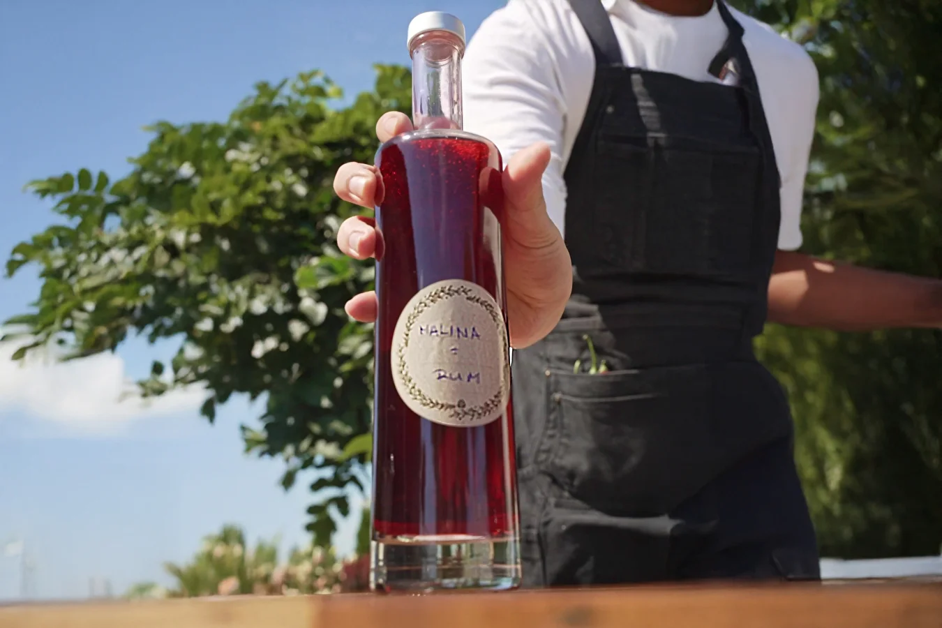 Himbeerlikör mit Rumnote