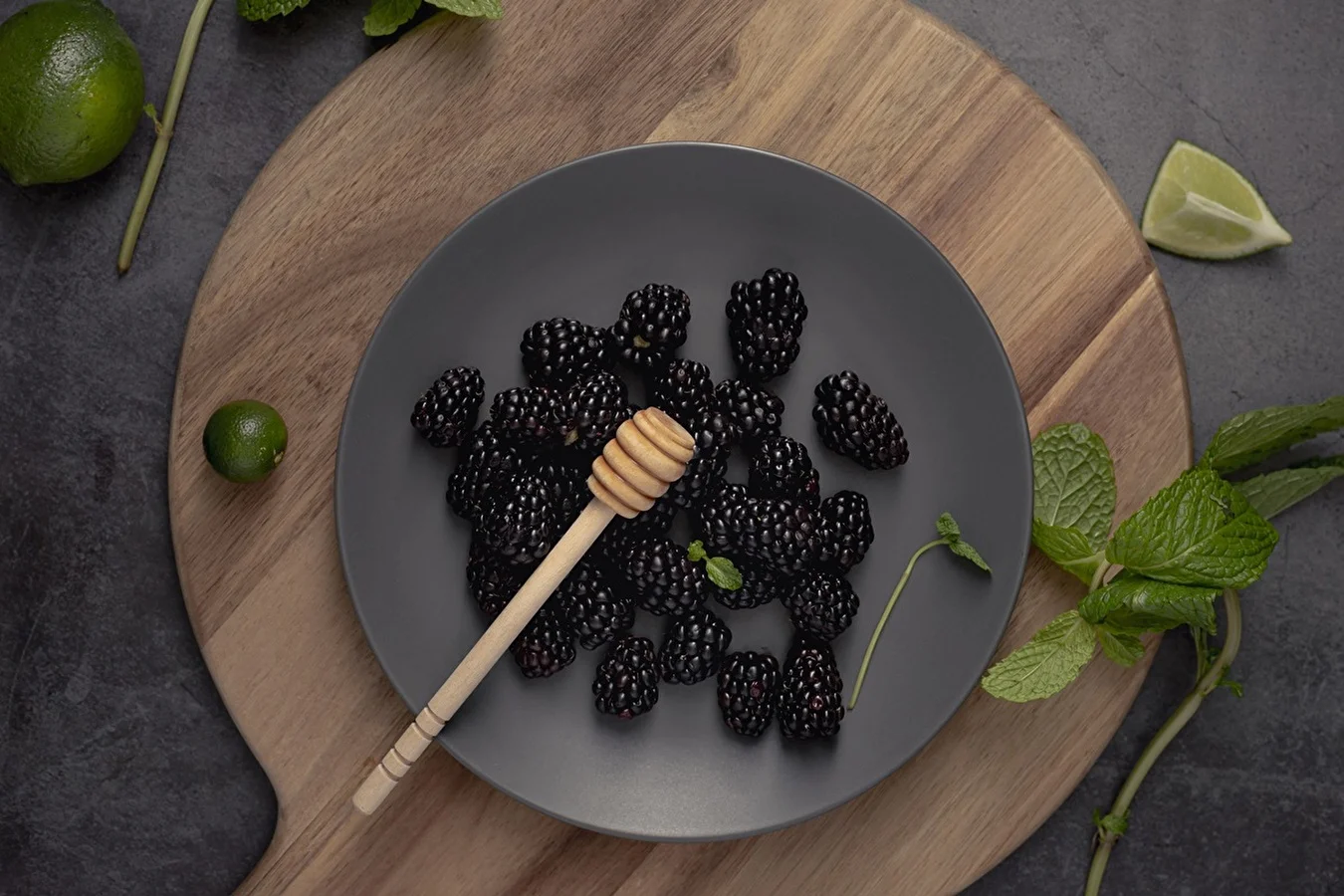 Brombeeren im eigenen Saft