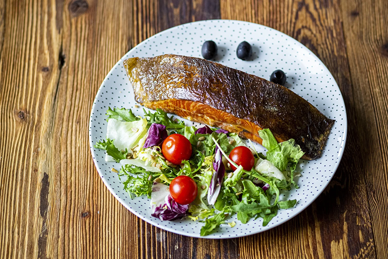Geräucherte Halibut-Steaks