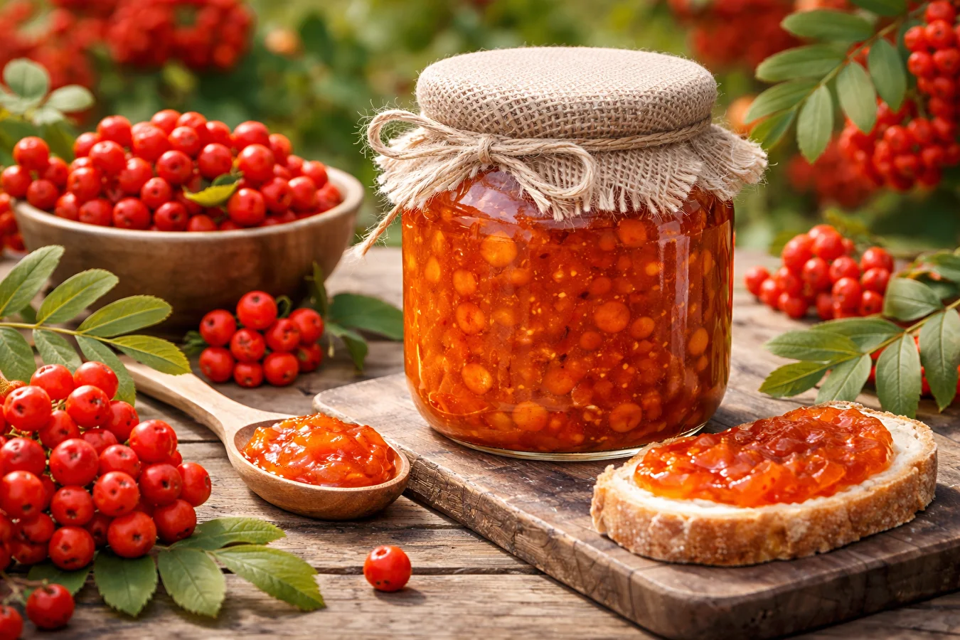 Vogelbeeren-Konfitüre - ideal zu Fleisch