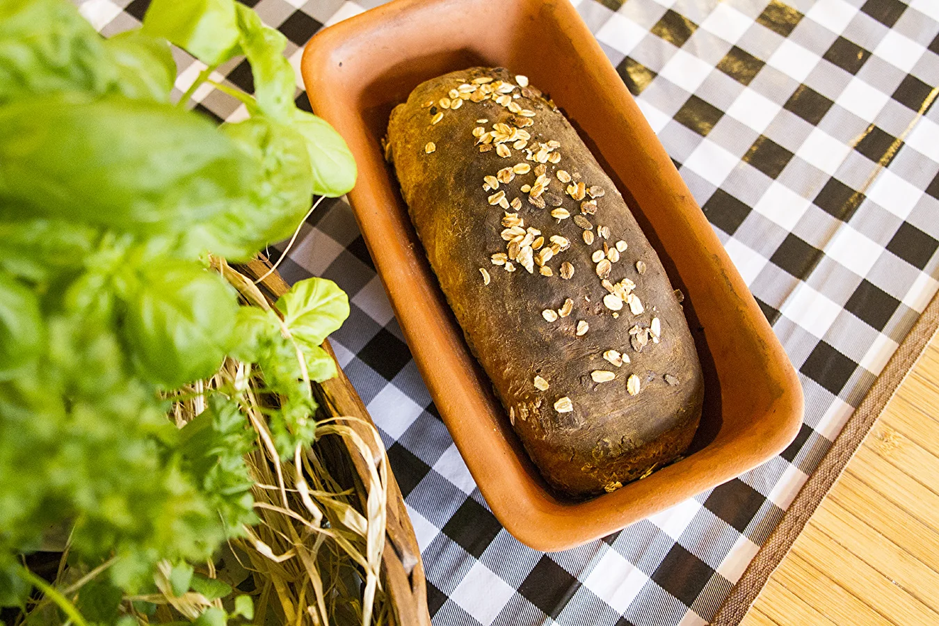 Buchweizen-Reis-Brot aus dem Topf