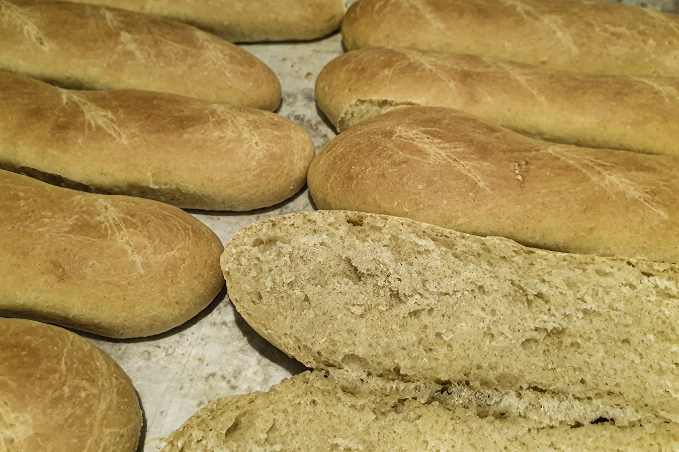 Leckere hausgemachte Brötchen