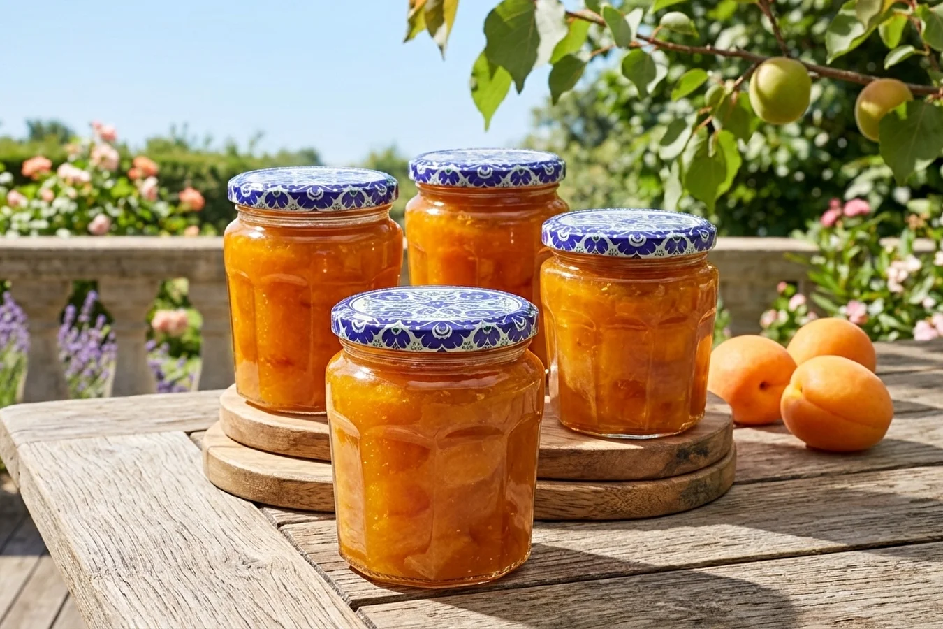 Hausgemachte Aprikosenkonfitüre