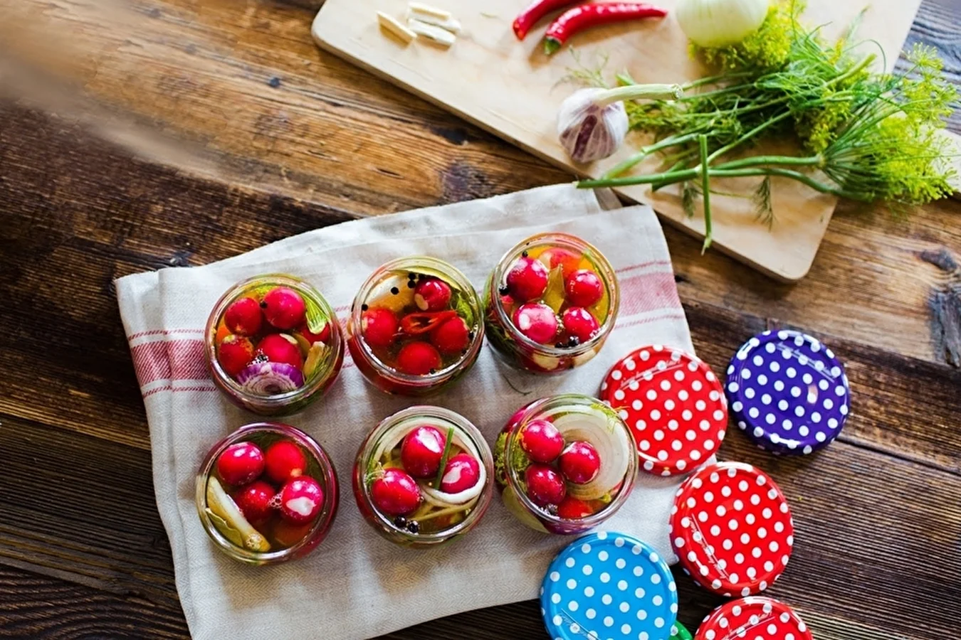 Fermentierte Radieschen