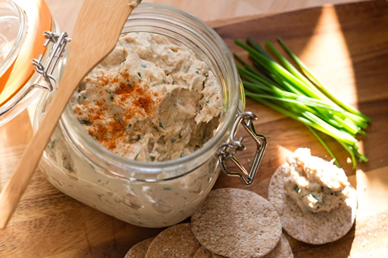 Hausgemachte Pastete im Glas
