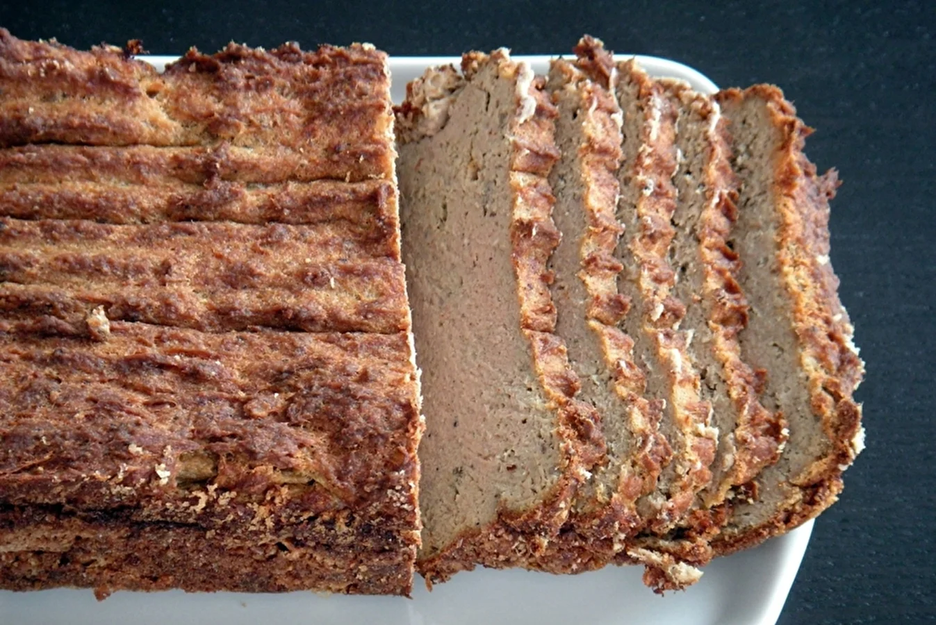 Hausgemachte Pastete mit Pilzen