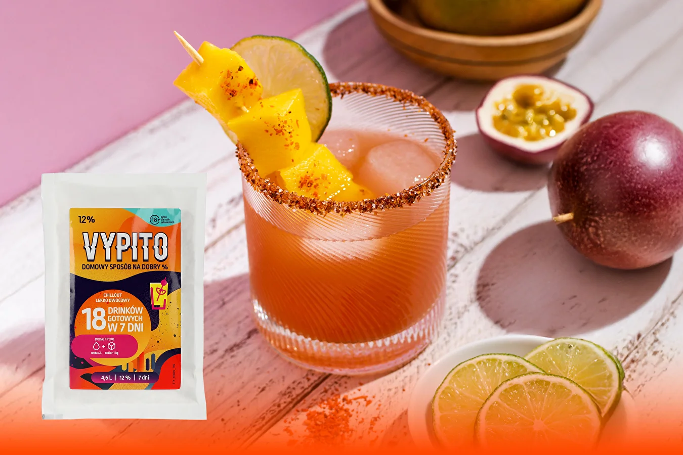 Vypito Mango & Maracuja Fizz - Exotischer Genuss für den Sommer