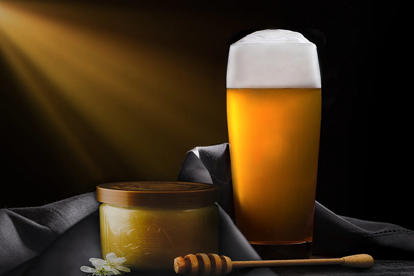 Hausgemachtes Honigbier