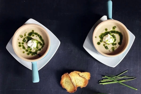 Knoblauch-Cremesuppe