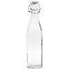 0,5 L Flasche mit hermetischem Verschluss - Quadra  - 1 ['Alkoholflasche', ' dekorative Alkoholflaschen', ' Glasflasche für Alkohol', ' Flaschen für Selbstgebrannten für die Hochzeitsfeier', ' Flasche für Likör', ' Weinflasche', ' Weinflaschen', ' Likör']