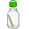 4 L Glas mit Kunststoffschraubverschluss - 3 ['Glas', ' Glas mit Schraubverschluss', ' Glas für Salzgurken', ' Glas für Gurken', ' Glas für Liköre', ' Glas mit Zange', ' Gurkenzange', ' Küchenzange']