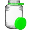 5 l Glas mit Zange - Schraubdeckel in Grün - 3 ['großes Glas', ' Glas für Einmachprodukte', ' für Milchsäuregärung', ' für Gurken', ' für Kraut', ' Glas für die industrielle Produktion', ' Glas mit Zange', ' Glas Zange', ' Gurkenzange']