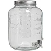 7,6-L-Glas mit Hahn und Filter – weiß  - 1 ['Flasche mit Hahn', ' Glasflasche mit Hahn', ' Glasflasche für Getränke', ' Flasche']
