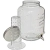 7,6-L-Glas mit Hahn und Filter – weiß - 3 ['Flasche mit Hahn', ' Glasflasche mit Hahn', ' Glasflasche für Getränke', ' Flasche']
