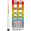 Alkoholmeter Mini - 3 ['Alkoholmeter', ' Alkohol-Aerometer', ' Alkoholindikator', ' für Destillate', ' für Schnäpse', ' für Spiritus', ' Messgerät für Alkohol', ' kleines Alkoholmeter', ' kleiner Alkoholmesser', ' Brennereizubehör']