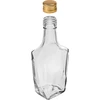 Art Deco 250 ml Flasche mit Schraubverschluss, 6 Stück. - 3 ['Glasflaschen', ' dekorative Flaschen', ' dekorative Flaschen', ' Likörflaschen', ' selbstgemachte Likörflaschen', ' Saftflaschen aus Glas', ' dekorative Likörflaschen', ' dekorative Geschenkflaschen', ' klare Glasflaschen']