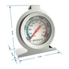 Backofen-Thermometer (0°C bis +300°C) Ø6,1cm - 3 ['Kochthermometer', ' Ofenthermometer', ' Backthermometer', ' Thermometer zum Backen', ' Stehthermometer', ' Hängethermometer', ' Backwarenthermometer']