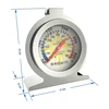 Backofen-Thermometer (0°C bis +300°C) Ø6,1cm - 3 ['Kochthermometer', ' Backthermometer', ' Ofenthermometer', ' Hängethermometer', ' Stehthermometer', ' Fleischthermometer', ' Küchenthermometer', ' Thermometer für den Backofen', ' Räucherthermometer']