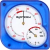 Bimetall-Thermometer mit Hygrometer (-20°C bis +50°C), blau - 7 