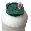 Bioreaktor 65 L mit Dichtung und stillem Röhrchen - 3 ['Bioreaktor', ' Fass', ' Gärungsset', ' Gärbehälter', ' Gärröhrchen']