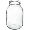 Die Glasdose 3L und Schraubverschluss Ø 100 mit Griff - 2 ['Glas', ' Glas mit Schraubverschluss', ' Glas für Salzgurken', ' Glas für Gurken', ' Glas für Liköre', ' Glas mit Griff', ' Schraubverschluss mit Griff']