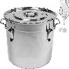 Edelstahl-Fermenter 30 L - 2 ['Behälter mit Deckel', ' Weinbereitung', ' Brauerei', ' Gärgefäß', ' zur Gärung']