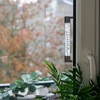 Fensterthermometer zum Aufkleben mit Muster - Kleidung (-50°C bis +50°C) 23cm - 8 ['rundes Thermometer', ' welche Temperatur']