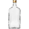 Flachmann-Flasche 500 ml mit Schraubverschluss, 6 St. - 5 ['500 ml Flasche', ' Flakon', ' Tinkturflasche', ' Alkoholflasche', ' Halbliterflasche', ' Flaschenset']