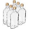 Flachmann-Flasche 500 ml mit Schraubverschluss, 6 St. - 9 ['500 ml Flasche', ' Flakon', ' Tinkturflasche', ' Alkoholflasche', ' Halbliterflasche', ' Flaschenset']