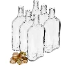 Flachmann-Flasche 500 ml mit Schraubverschluss, 6 St. - 10 ['500 ml Flasche', ' Flakon', ' Tinkturflasche', ' Alkoholflasche', ' Halbliterflasche', ' Flaschenset']