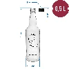 Flasche 0,5 L mit Schraubverschluss, Aufdruck „Cytrynówka soczyście domowa" - 4 St. - 6 ['Flaschen Zitronenlikör', ' Likörflasche', ' Likörflaschen', ' Flasche für Zitronenlikör', ' Flaschen mit Aufdruck', ' Flasche für hausgemachten Likör', ' Geschenkflaschen', ' Flasche 500 ml', ' weiße Flasche 0', '5 L', ' Flasche mit Schraubverschluss']