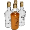Flasche 0,5 L mit Schraubverschluss, Aufdruck "Likier domowy" - 4 St.  - 1 ['Flasche für hausgemachten Likör', ' Likörflasche', ' Flasche mit Stöpsel', ' Glasflasche 500 ml', ' Flasche 0', '5 L', ' Flaschen mit Aufdruck', ' Kaffeelikör', ' Orangenlikör']