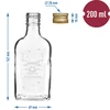 Flasche 200 ml mit Schraubverschluss, Aufdruck Weihnachtsrentier, 6 St. - 5 ['Flasche', ' Flaschen', ' Flasche mit Aufdruck', ' Weihnachtsflasche', ' Flasche für Weihnachten', ' Flasche für Liköre', ' Flasche für Selbstgebrannten', ' Flasche für Alkohol', ' Glasflasche mit Schraubverschluss', ' Flasche 200 ml mit Schraubverschluss', ' Flachmann-Flasche', ' Set für Weihnachten', ' Flasche unter den Weihnachtsbaum', ' edle Tropfen für Weihnachten', ' kleine dekorative Flasche ', ' Merry Christmas', ' Weihnachtsgeschenk']