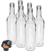 Flasche 500 ml Schlank, mit schwarzem Schraubverschluss, für Schnaps, 6 St. - 3 ['Flaschen mit Schraubverschlüssen', ' Flasche mit Schraubverschluss', ' Schnapsflasche', ' Schnapsflaschen', ' Saftflasche', ' Saftflaschen', ' Likörflasche', ' Likörflaschen', ' Alkoholflaschen', ' Alkoholflasche', ' schwarze Schraubverschlüsse', ' weiße Flasche', ' Schraubflasche', ' Schraubflaschen', ' Flaschen mit einer schlanken Form']