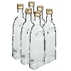 Flasche Altstadt 500 ml mit Schraubverschluss, 6 St.  - 1 ['Likörflasche', ' Wodkaflasche', ' dekorative Flasche']